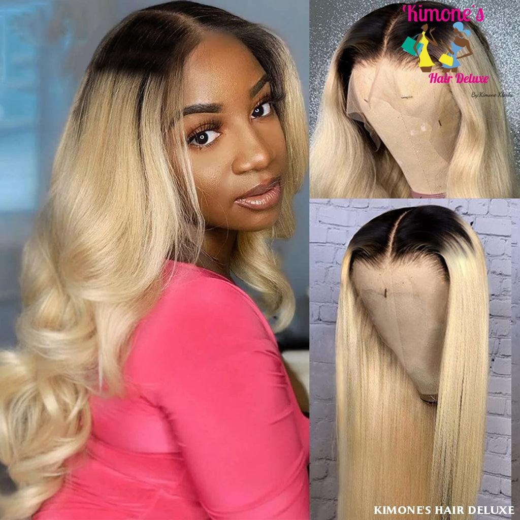 Lace front wigs outlet 1b/613